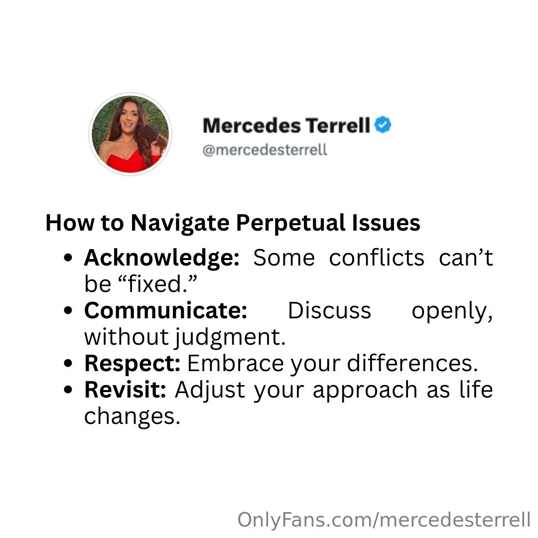 Perpetual issues in relationships aren t about finding solutions but part 1 