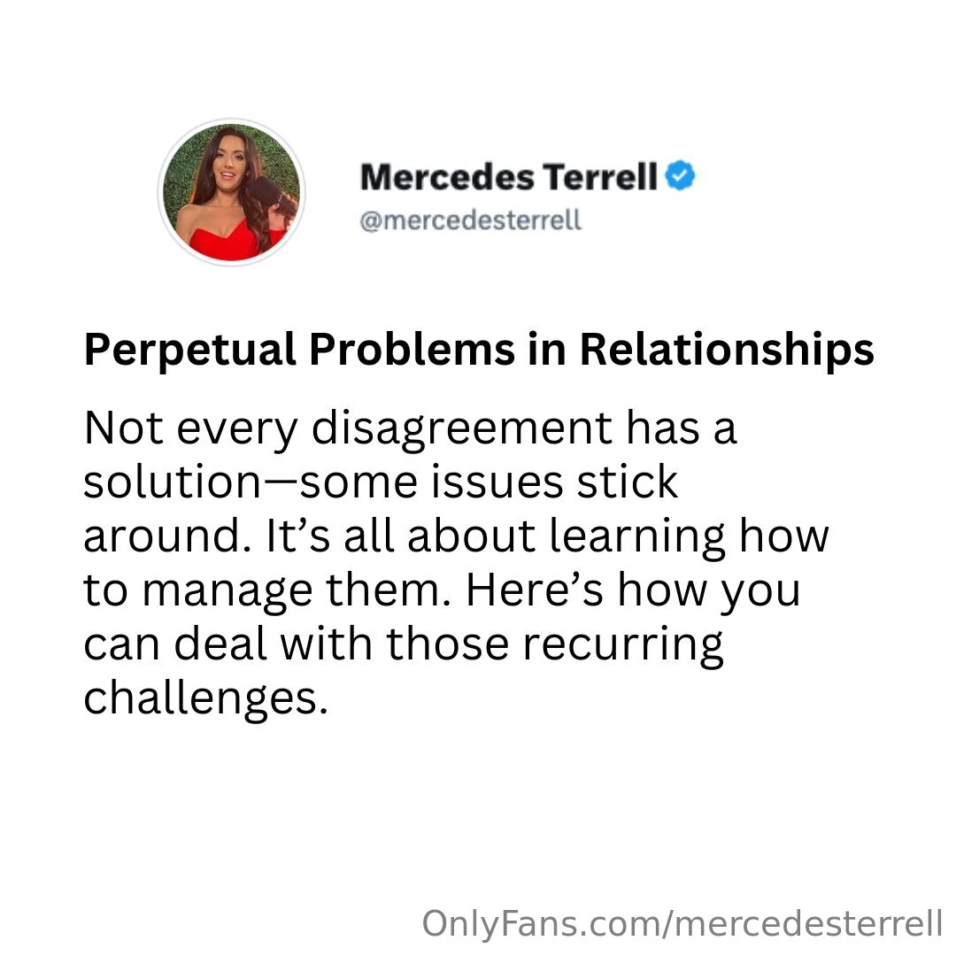 Many relationship problems don t have a perfect solution and that s part 2 