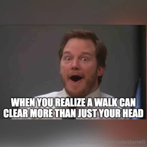 Sometimes all it takes is a simple walk to do more than just clear