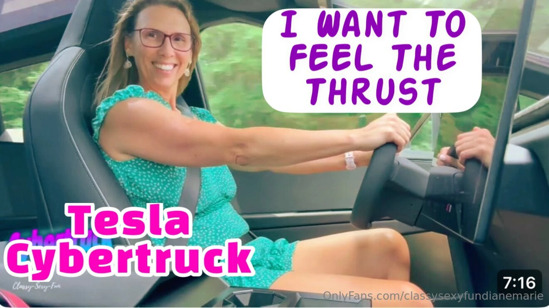 Don t miss my cybertruck virginity being taken as i take it for a test 