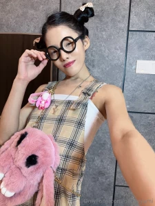 Cute glasses and an even cuter smile