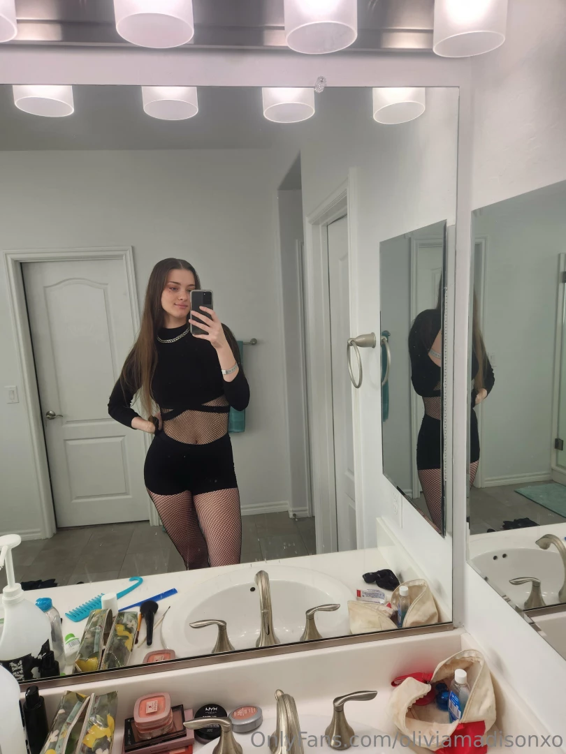 I felt so sexy in this fish net body suit 