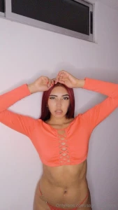 New orange top how does it look on me x