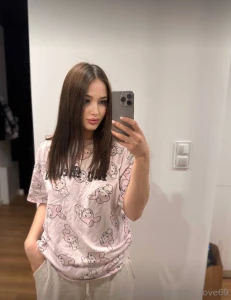 Some days are made for oversized tees no makeup and just being soft