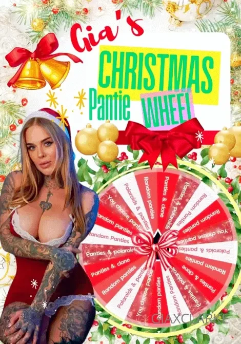 Festive pantie wheel wouldn t it make the holidays jolly if you had a 