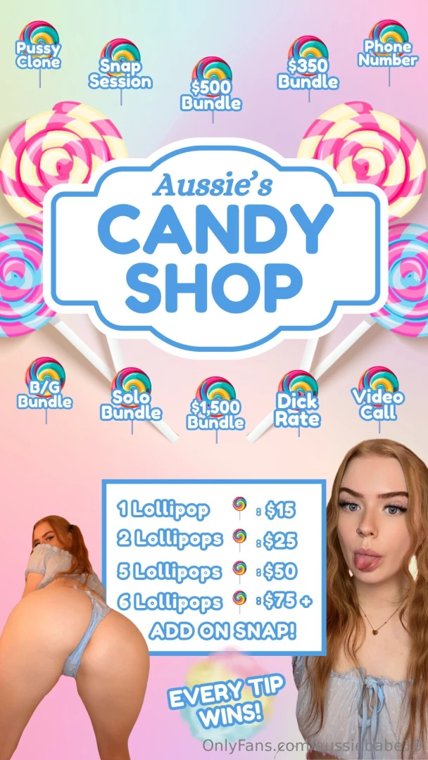 Aussie s candy shop every tip gets you closer to a mouthwatering treat 