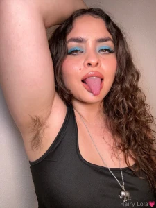 Hairy armpits or tongue