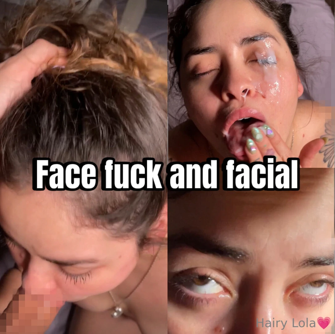 Pov face fuck and facial he use my mouth like it was a pussy and fucks 