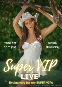 My last super vip live was so fun i decided to do another one because