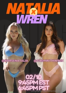 See you tonight on my joint live with nursenatalia check out the bit