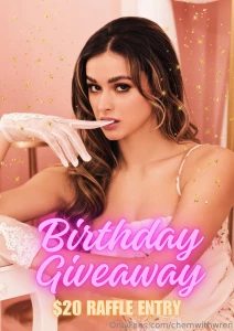 You guys said you wanted a birthday giveaway so here it is i just