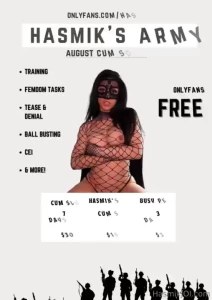 Hasmik s army august cum schedule time to whip you into shape time to part 1