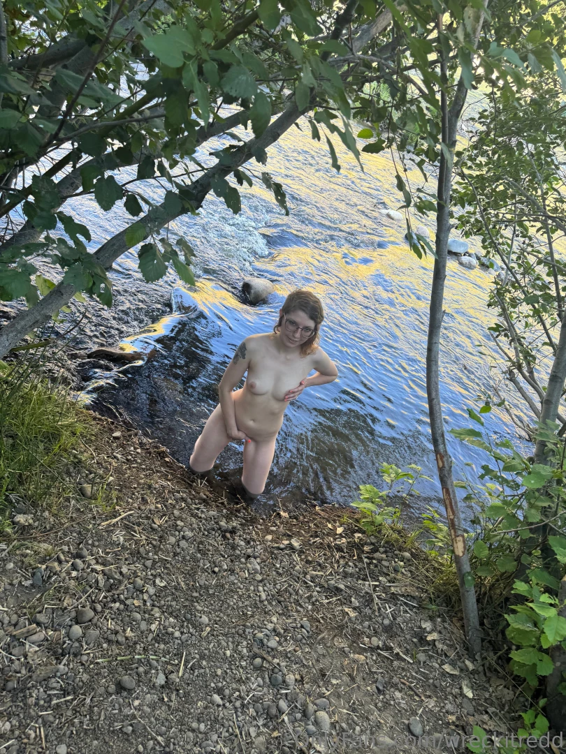 Happy 4th of july celebrating in my birthday suit at the river part 2 