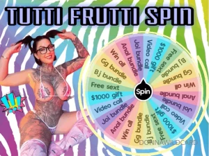 2 spin 10 3 spin 15 4 spin 25 when life gives you tutti frutti make it