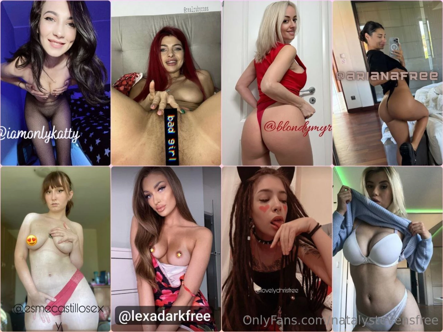 Iamonlykatty realrubyross blondymyra arianafree esmecastillosexy 