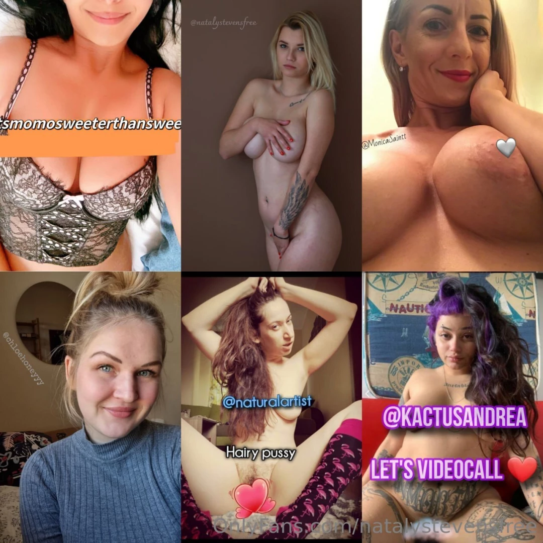 Wet pussy sluts itsmomosweeterthansweet natalystevensfree monicasaintt 