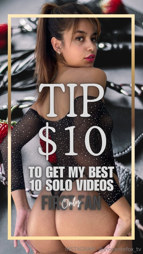 First fan only tip 10 for my 10 best solo videos the best of my solo 