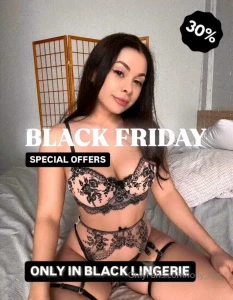 Black friday sale all in black ready to heat things up this black