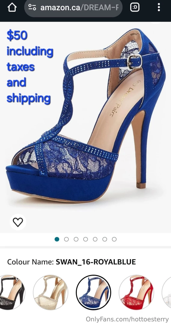 These are on my wishlist right now if you sent me the amount to order 