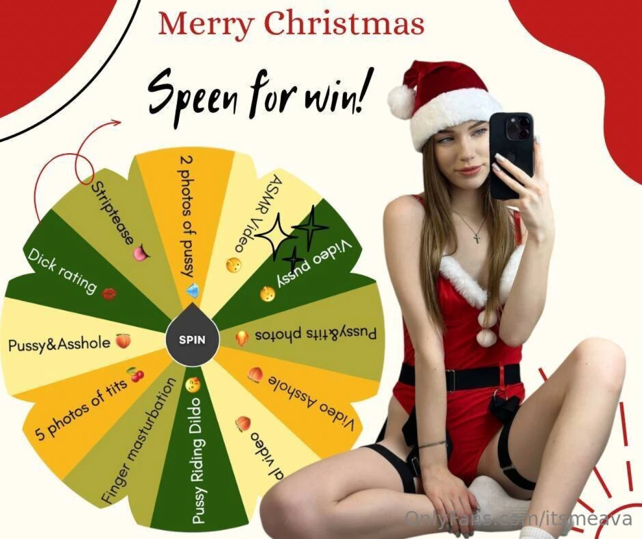 I m happy to introduce you my new christmas spin and win 1 spin 14 