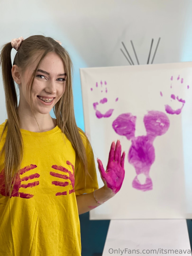 I wanted to experiment and put my body on canvas it came out a little 