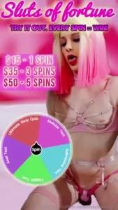 Every spin is a win don t ignore my generosity babe insane gifts are