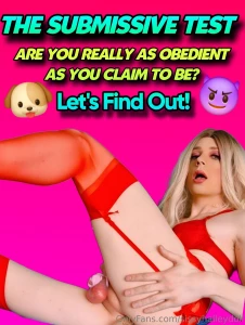 Obey or disobey puppet i m curious to see how submissive you really