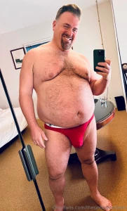 Mirrored wardrobe doors in hotel rooms are fun