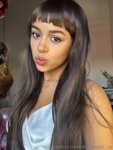 Smooth chestnut-colored hair is a symbol of natural beauty and