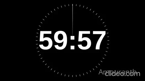 60 minutes remain until the drop 