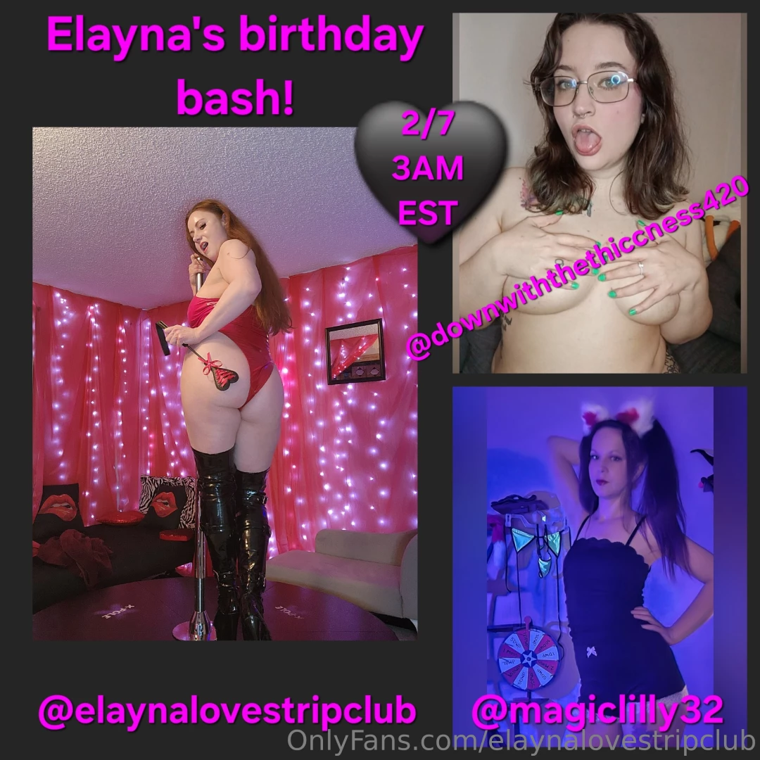 Multiple live streams tonight celebrating my birthday with 2 of my 