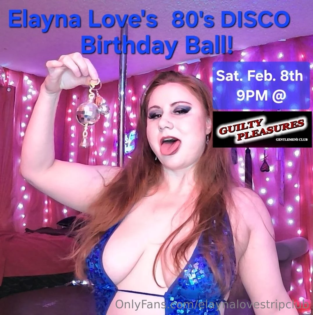 It s my biryhday weekend i won t be doing my regular saturday night 