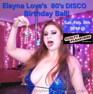 It s my biryhday weekend i won t be doing my regular saturday night