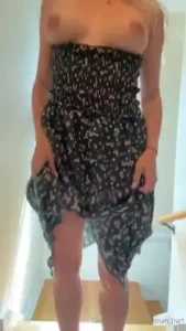 Thought you might like to see my boobies bounce out of my dress today