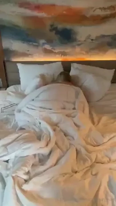 So much fun to be had in this big hotel bed 