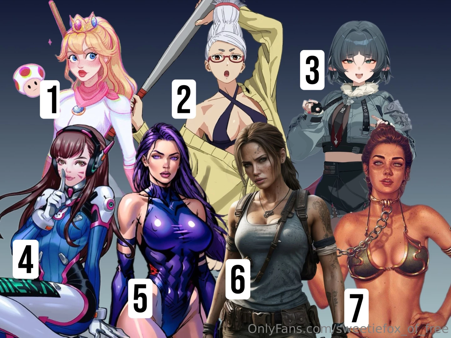 An exclusive poll going on my vip page join it to choose what i shall 