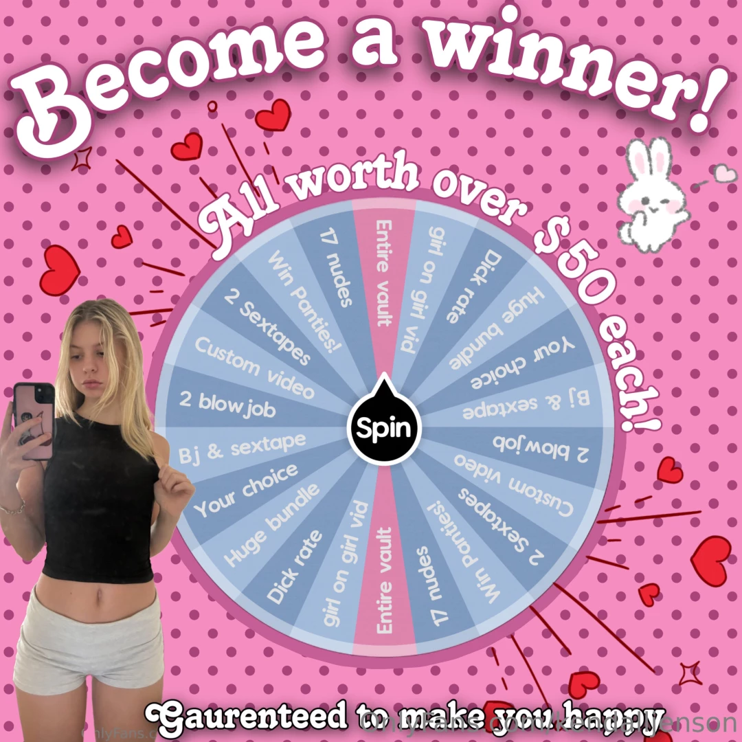 Wanna test ur luck 15 - 1 spin 25 - 2 spins 35 - 3 spins choose the 