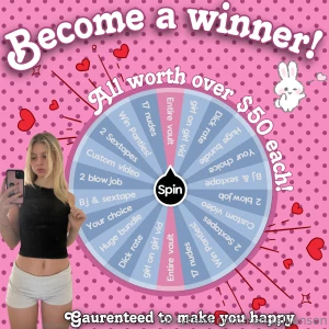 Wanna test ur luck 15 - 1 spin 25 - 2 spins 35 - 3 spins choose the