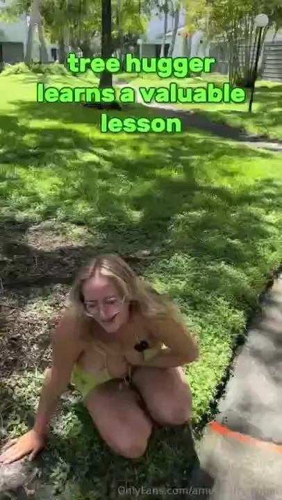 I learned a valuable and painful lesson that day do not fuck the trees 