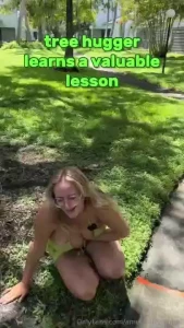I learned a valuable and painful lesson that day do not fuck the trees