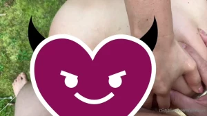 Out in the nature i couldn t resist i dropped on my knees like a good