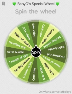 Tip to spin and get naughty rewards 1 spin 30 2 spins 40 4 spins 55