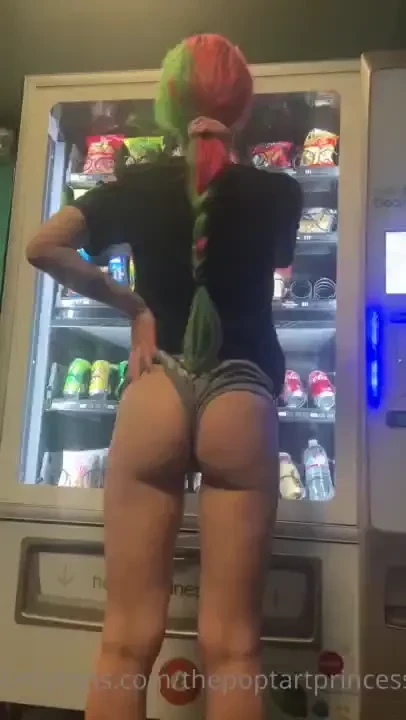 High at the vending machine searching for a snack - my nightly routine 