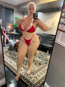 Lady in red is always red cum see how hot lila_lovely
