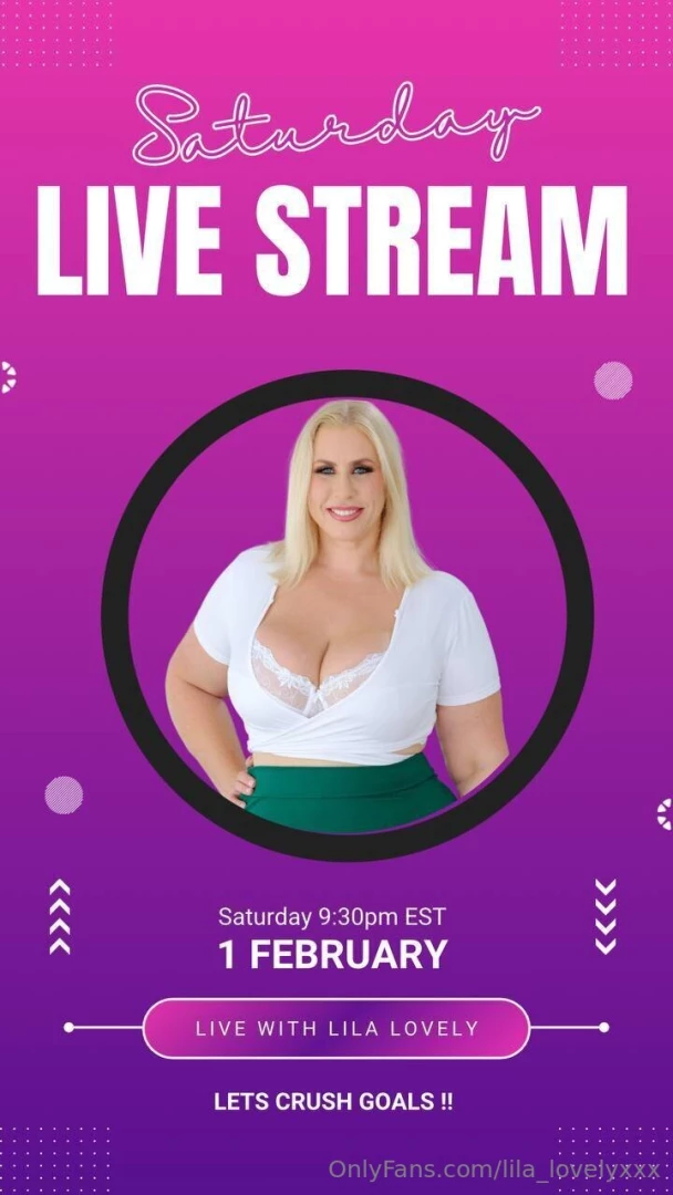 Join me live lila_lovely tomorrow 9 30 pm 