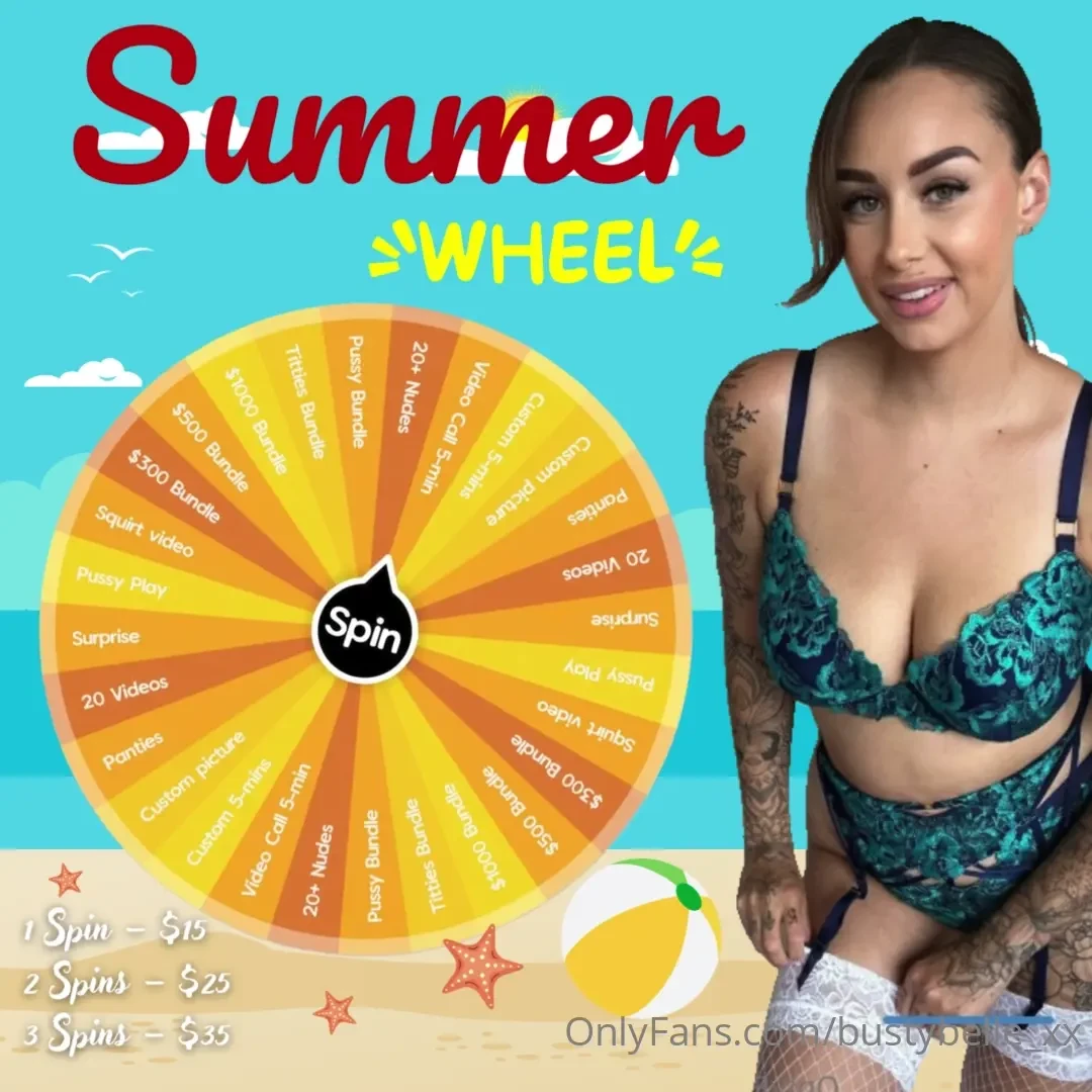 Milf summer wheel 2025 prizes include a 5-min exclusive video call my 