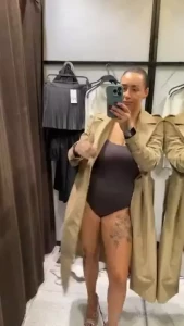Naughty dressing room fun today see what i got up too