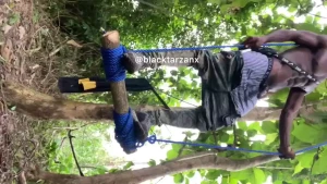 Jerk off in the woods