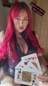 Brand new game spank you cock or wank your cock the card pull decides