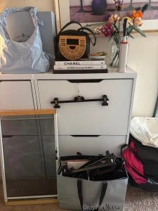 Purging project coming along ironically the only thing from this photo